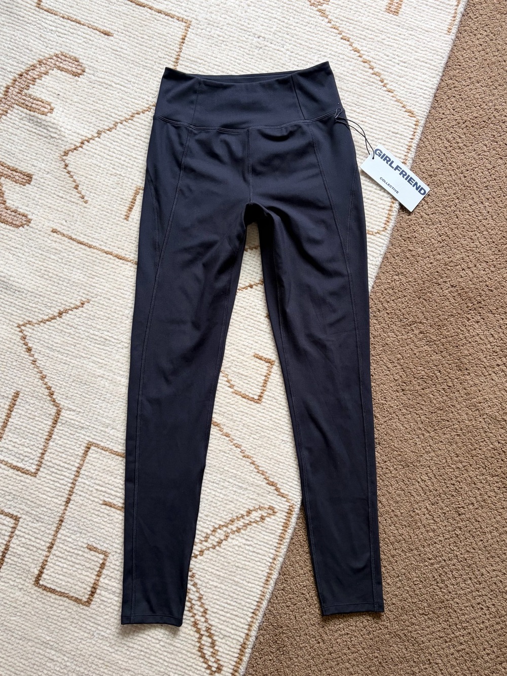 Girlfriend Collective NWT Black Compressive High-Rise Legging Small S